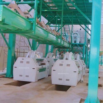 Industrial Complete 150 TPD Maize Flour Mill Machine