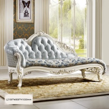 Hotel Fabric Chaise Lounge Bed Foot Stool