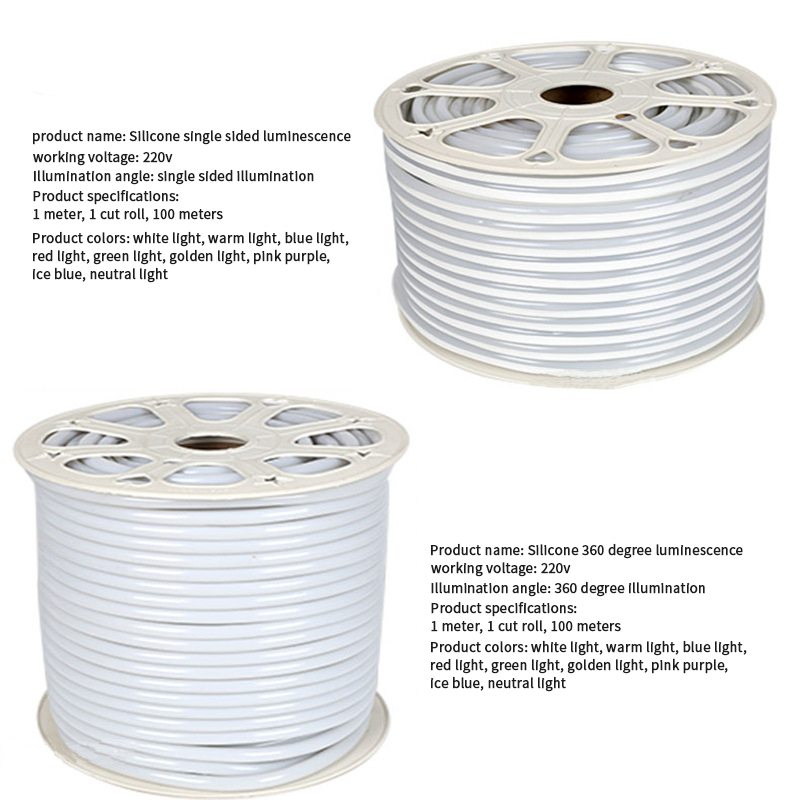 220V RGB 5050 Led Strip Flexible light Waterproof IP67 APP control Led Rope Light