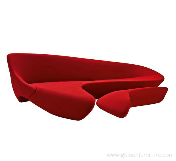 B&B Italia MOON SYSTEM Curved sofa with footstool