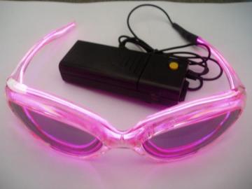 EL sunglasses,flashglasses,fashion glasses,neon glasses,light glasses