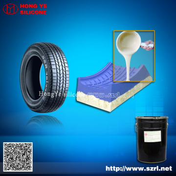 Addition cure silicone rubber for tire mold