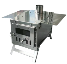 Customized Logo camping wood stove small folding camping stove