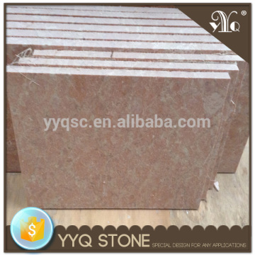 Tea rose pink marble floor wall tile