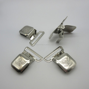 Factory Supply 35mm Eagle Logoed Suspender Clips