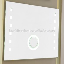 5 star hotel bathroom LED mirror chargeable lighted mirror