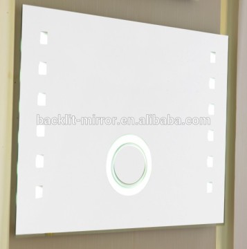 5 star hotel bathroom LED mirror chargeable lighted mirror