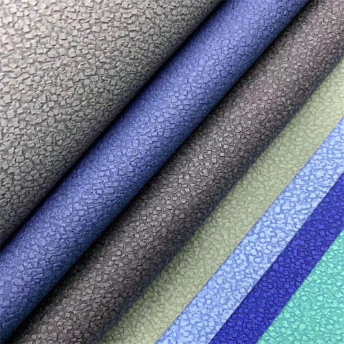 Stone Embossed Synthetic Hologram Faux Leather for Notebook