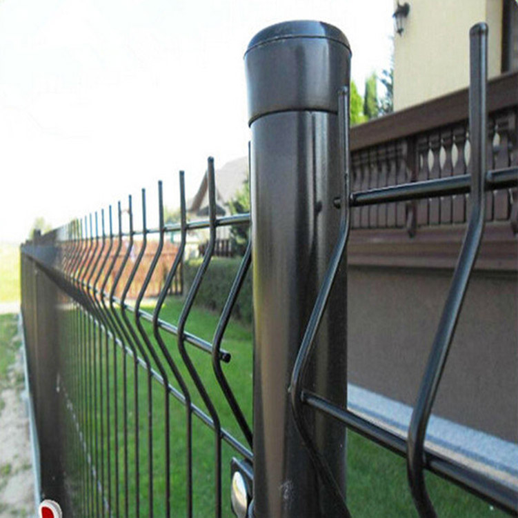 Commercial Galvanized Triangle Curved Mesh Fence 3D Fence