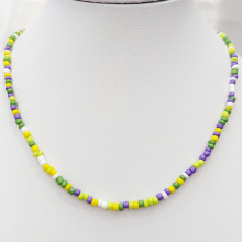 Miyuki Seed Bead Choker - Small Rice Bead Necklace for Summer Beach Parties