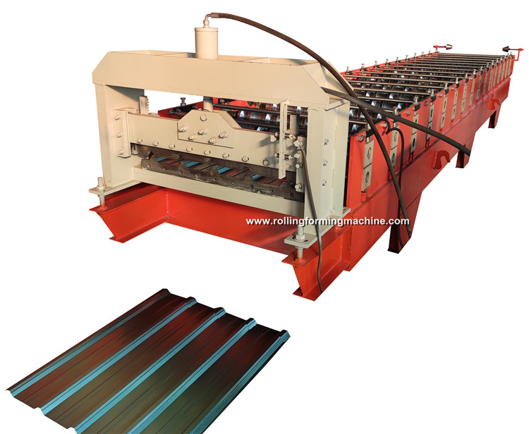 Trapezoidal rib profile corrugated sheet making machine