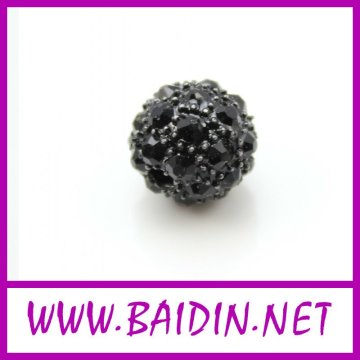 vintage rhinestone ball alloy beads wholesale