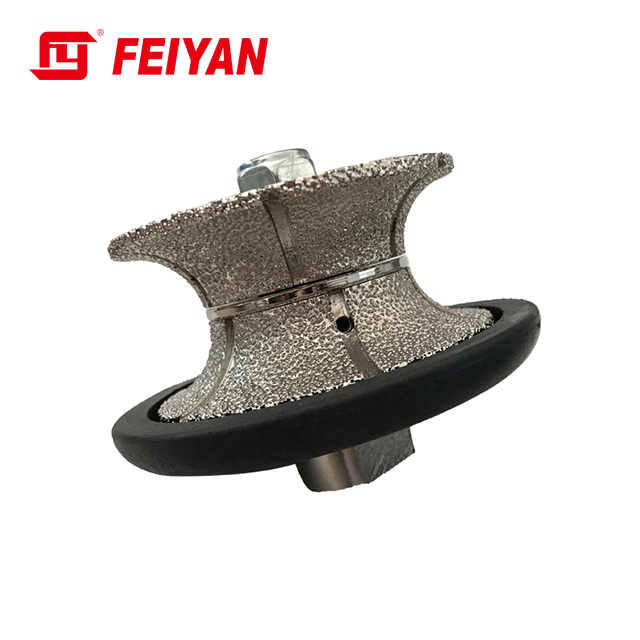 Vacuum Brazed Hand Profile Bits Grinding Wheels for Stone Profiling wheels masonic working tools counter top slab profile