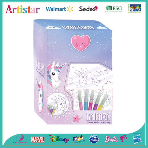 UNICORN color your own unicorn mug