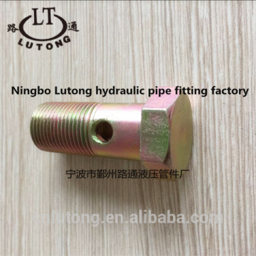 SWAGED HYDRAULIC PIPE FITTINGS ZINC PLATE BSP Bolt