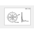 Drehpotentiometer der Serie Rk08h