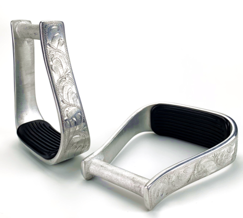 Western Style Aluminum Horse Stirrups