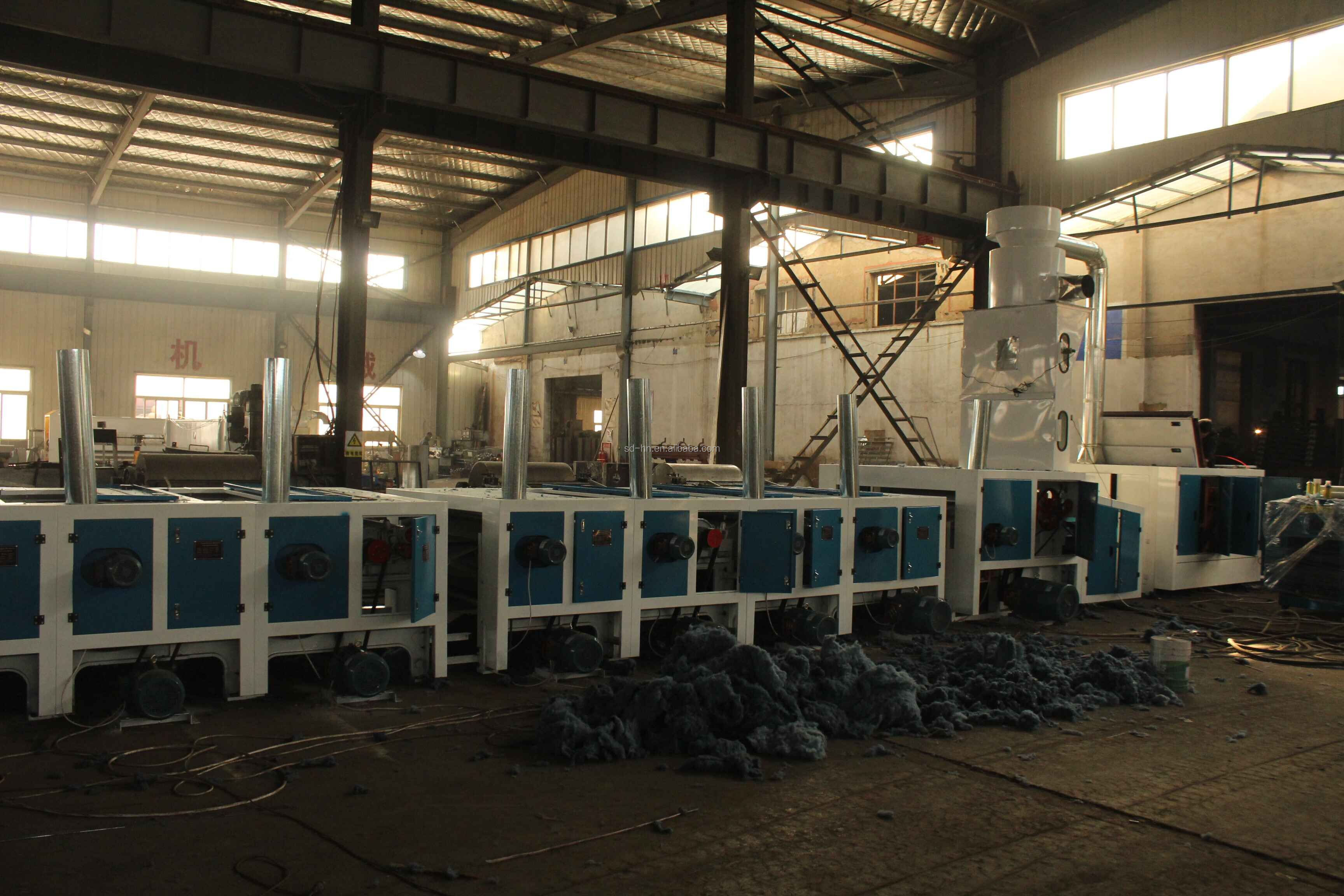 Waste Recycling Machine for Textile Garment Fine Textile fabric recycle