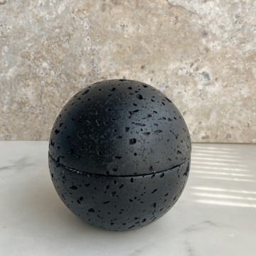 Green White Black Travertine Incense Burner for Arabic Perfumes and Marble Church Thurible Censer