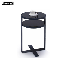 Luxury glass coffee table,classic side tables