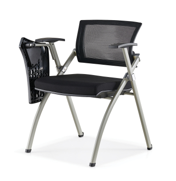 Foldable Stainless Steel Frame Training Chair With Tablet