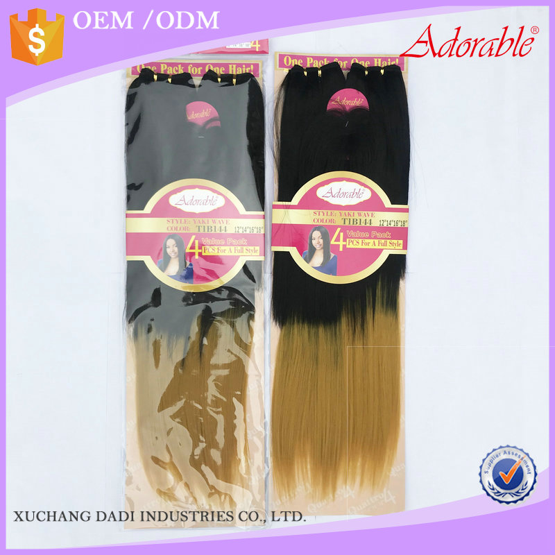 Adorable hair factory drop shipping 5 hair pieces in one pack,cuticle aligned synthetic hair weaves 200g/set