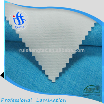 Water repellent lamination 1.5 layer white tpu polyester jute skiwear fabric