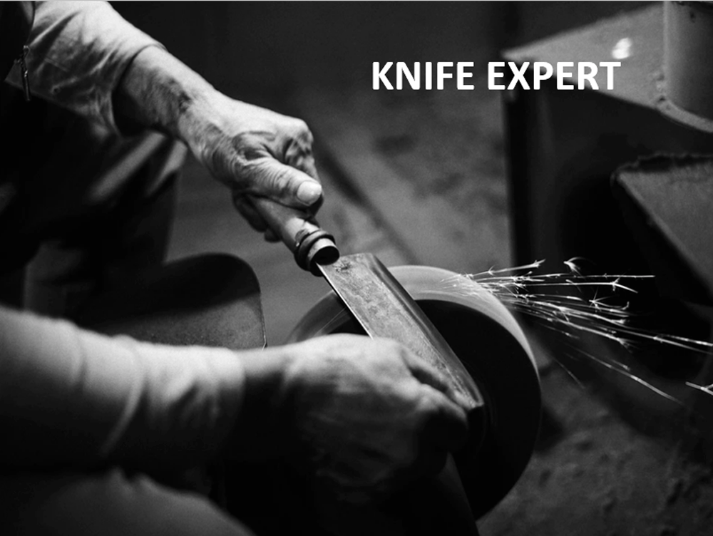 Safe and efficient knife sharpener