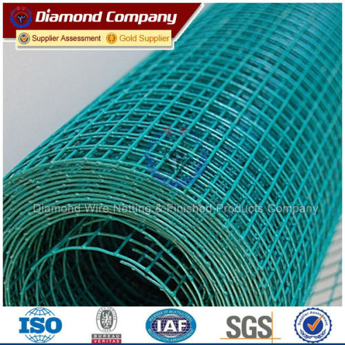 1/2 inch pvc coated wire mesh/1/2 inch plastic coated welded wire mesh