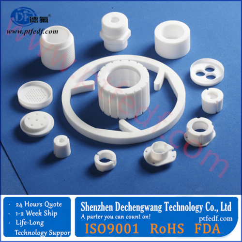 ptfe teflon irregular component machined plastic components