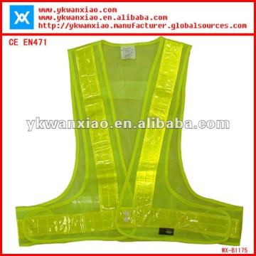 mesh safety vest with PVC tape ,road safety vest with Hi visbility,PVC safety vest with Hardness mesh