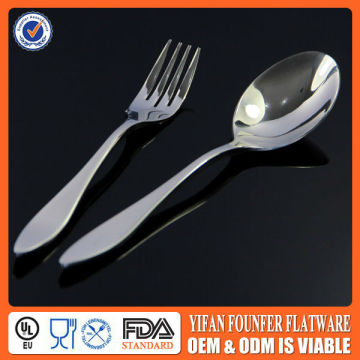 European style spoon and fork,stainless steel flaware