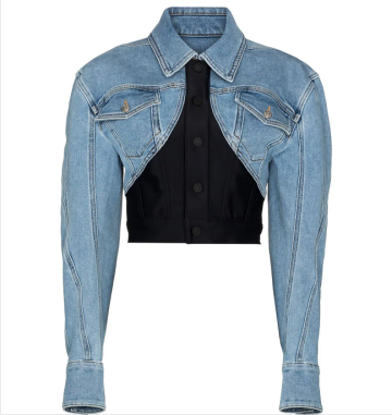 Motorcycle Short Stylish Denim Jackets For Women