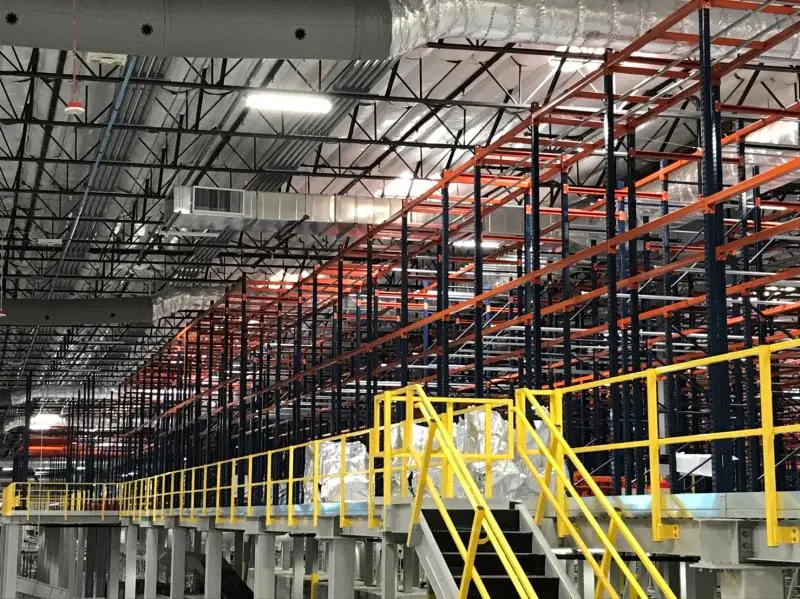 Warehouse Mezzanine Rack Highlight Steel Structure Stable Rack