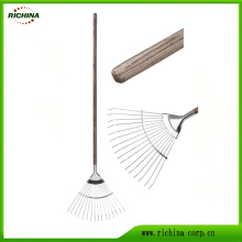 Long Handle Stainless Steel Lawn Rake