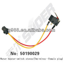 Water heater temperature switch