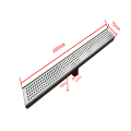 Dreno de assoalho retangular de aço inoxidável à moda do chuveiro