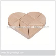 Tangram Wooden Toy , Square Tangram Wooden Puzzle Games , Wooden Tangram Puzzle Toys Set