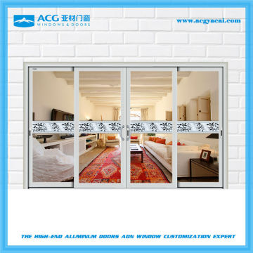 New style apartment design lofty aluminum sliding door