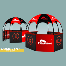 Custom Print Hexagonal Booth Tent & Kiosk Dome Tent