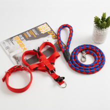 Braided nylon Rope Hemp Twine pet leash set