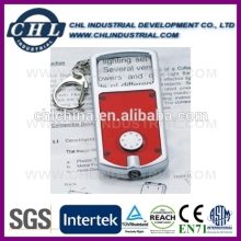 Factory direct flash light keychain with magnifier