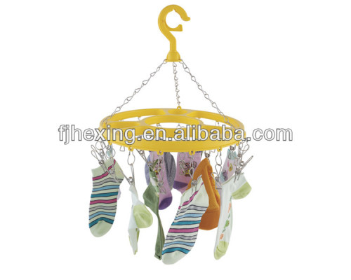 colored clothes hangers