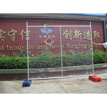 pvc temporary construction chain link fence