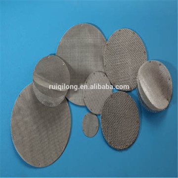 alibaba China supplier stainless steel wire mesh single layer disc/Woven Wire Mesh Discs - Cut To Order
