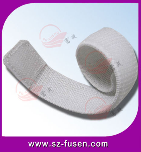 50mm White Thick Velcro Elastic Straps Polyester Customised