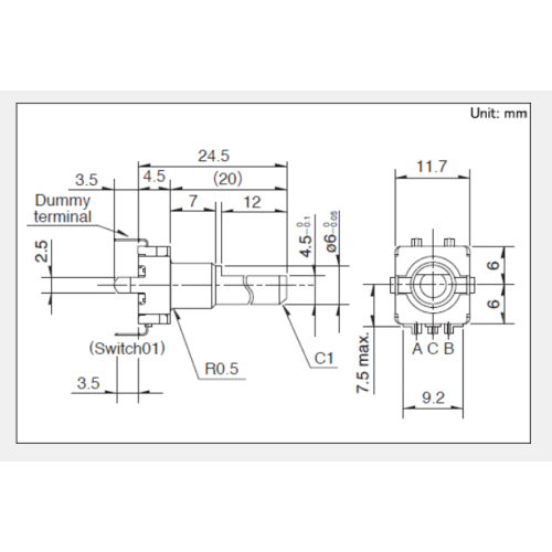 Bộ mã hóa tăng dần sê-ri Ec11