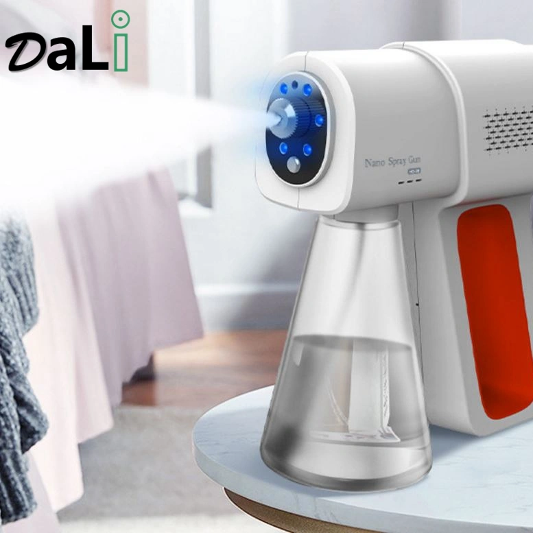 New 400ml Handheld Blue Ray Spray Machine Blue Light Disinfection for Hair Mist Nano Fogger Gun Nano Sprayer