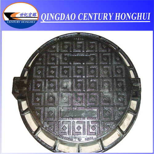 High Quality Non Sparking Black Through Finished in Prisons Manhole Cover