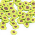 Simulation Re-ment Fruits Avocado Slices Polymer Clay Slime Filling Material Crafts For Phone Shell Or Nail Art DIY Decor